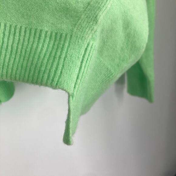 Free People Luna Pullover Sweater in Kiwi Green XL NEW - Picture 16 of 16